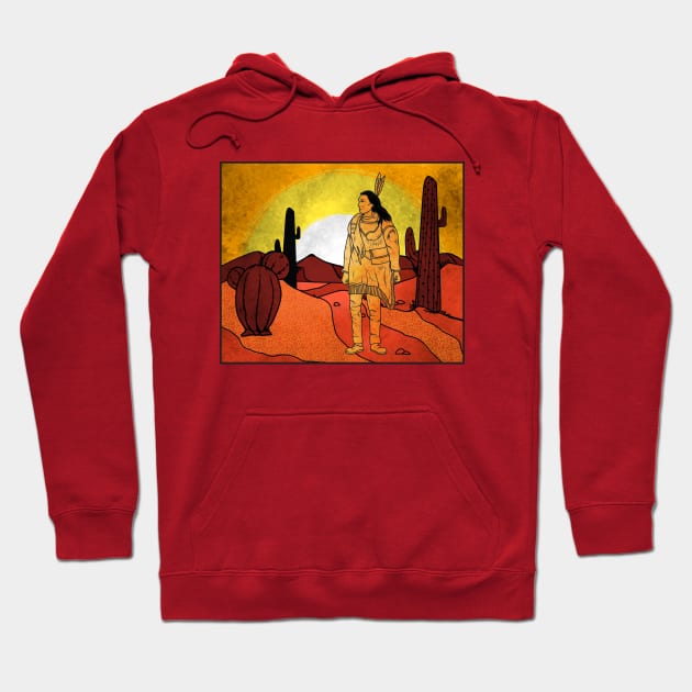 Southwestern Native American Hoodie by AngelFlame